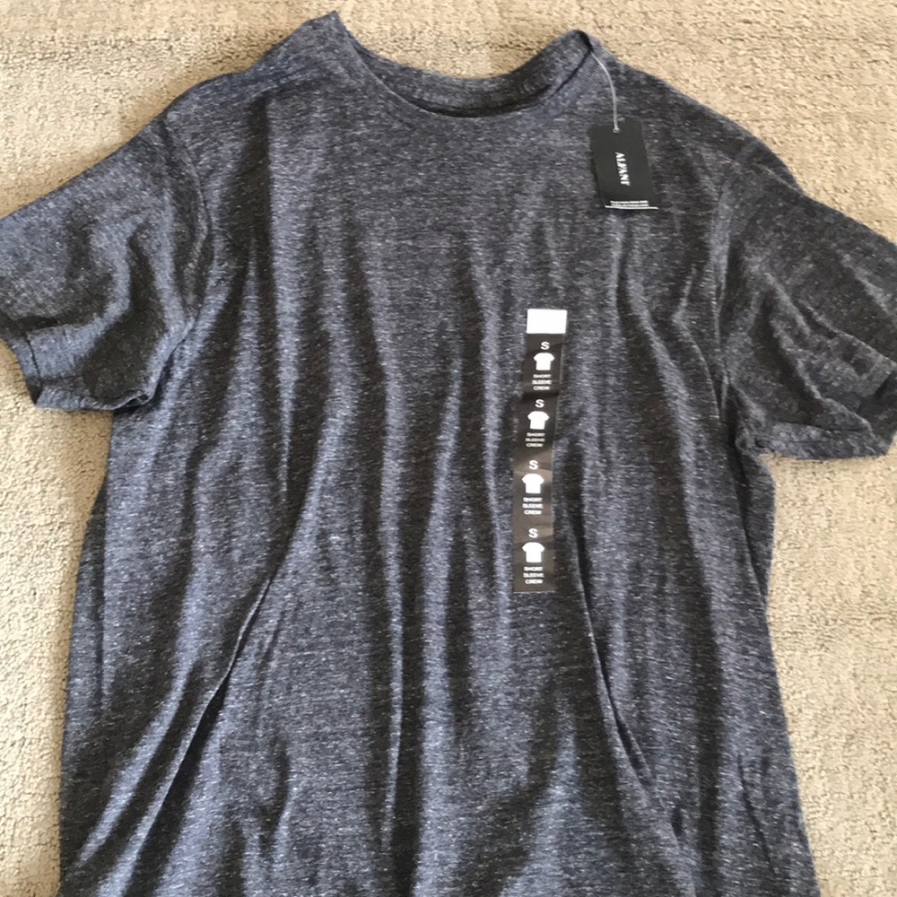 Alfani short sleeve dark gray crew neck